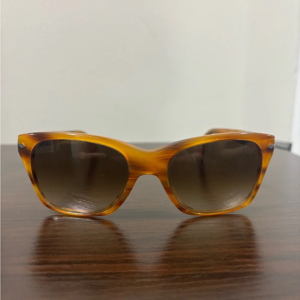 Persol Honey Tortoiseshell Brown Gradient Lens Sunglasses